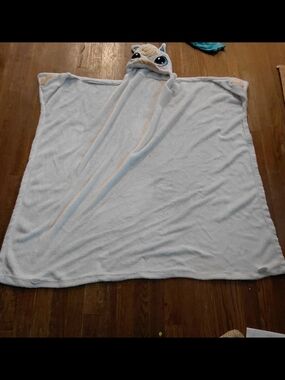 Hooded Unicorn Kids Bath Towel Poncho -